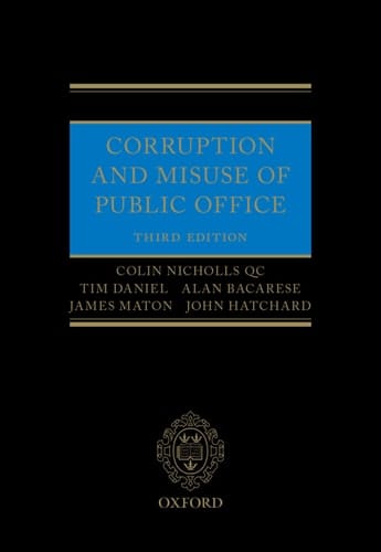Corruption and Misuse of Public Office