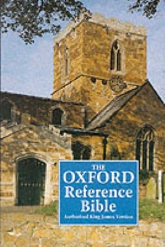 Oxford Reference Bible KJV Black Imitation Leather