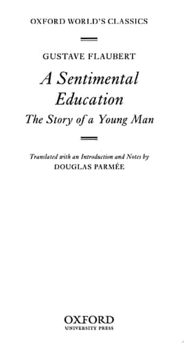 A Sentimental Education
