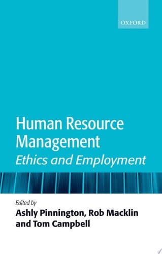 Human Resource Management: Ethics and Employment