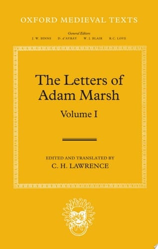The Letters of Adam Marsh