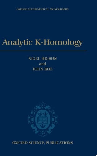 Analytic K-homology