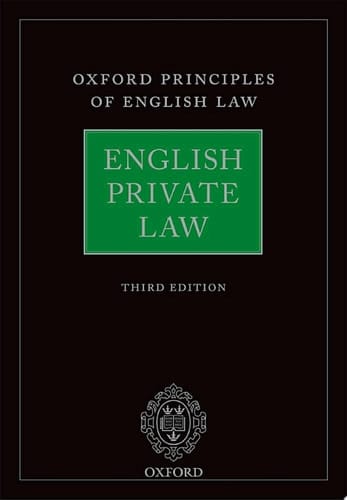English Private Law (Oxford Principles of English Law)