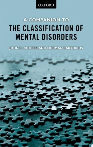 Companion to the Classification of Mental Disorders