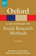 A Dictionary Of Social Research Methods