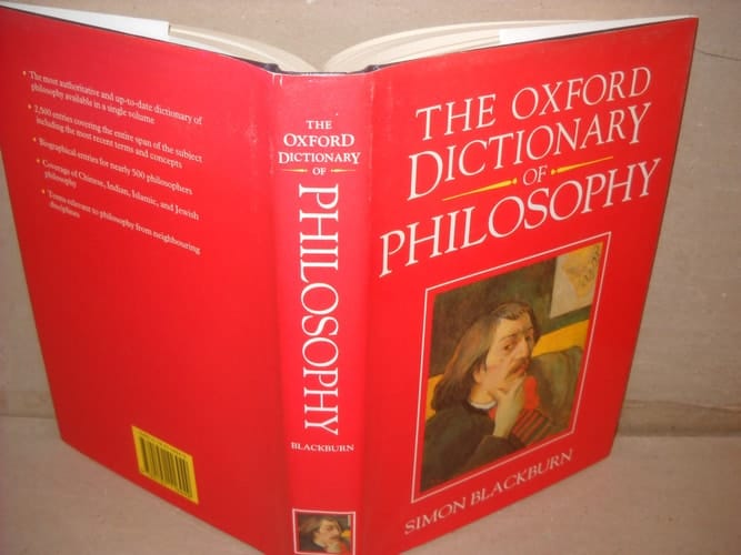 The Oxford Dictionary of Philosophy