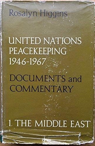 United Nations peacekeeping: Documents and commentary