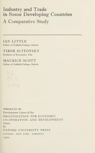 Industry and Trade in Some Developing Countries