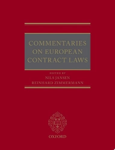 Commentaries on European Contract Laws