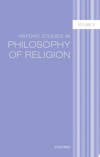 Oxford Studies In Philosophy Of Religion