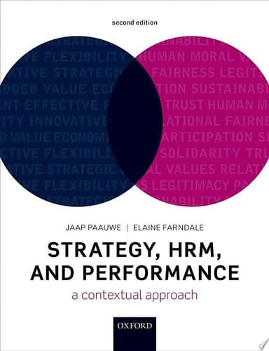 Strategy, Hrm, And Performance