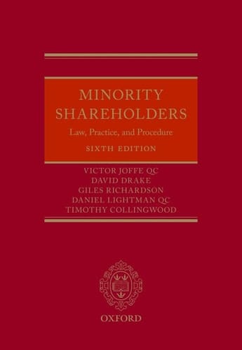 Minority Shareholders: Law, Practice, and Procedure
