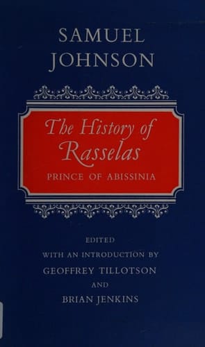 The history of Rasselas, Prince of Abissinia; (Oxford English novels)
