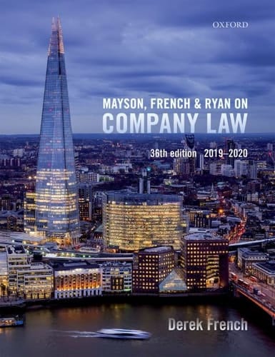 Mayson, French & Ryan on Company Law