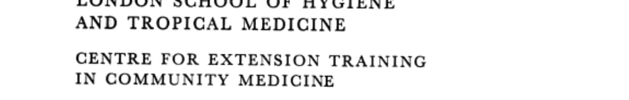 Seminars in Comm Medicine V2 Health