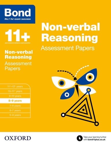Bond 11+: Non-verbal Reasoning: Assessment Papers: 8-9 years (Bond 11+)