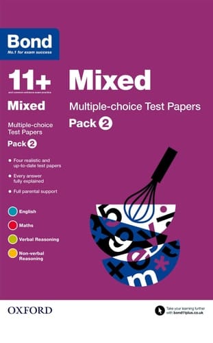 Bond 11+: Mixed: Multiple Choice Test Papers