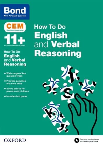 Bond 11+: Cem How to Do: English and Verbal Reasoning