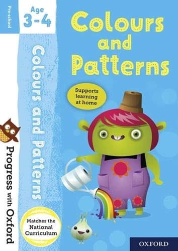 PWO: Colour Pattern Age 3-4 Bk Sticker