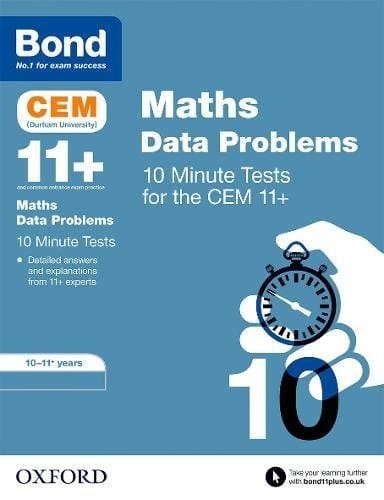 Bond 11+: CEM Maths Data 10 Minute Tests