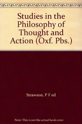Studies in the Philosophy of Thought and Action (Oxf. Pbs.)