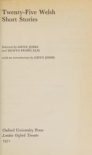 Twenty-five Welsh stories; (Oxford paperbacks)