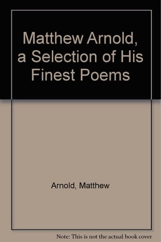 Matthew Arnold (Oxford Poetry Library)