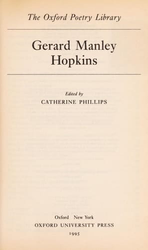 Gerard Manley Hopkins