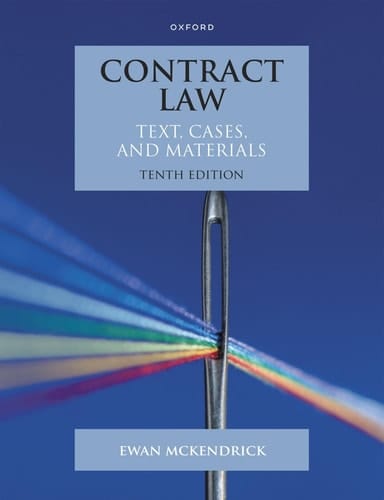 Contract Law: Text, Cases and Materials (Text, Cases, and Materials)