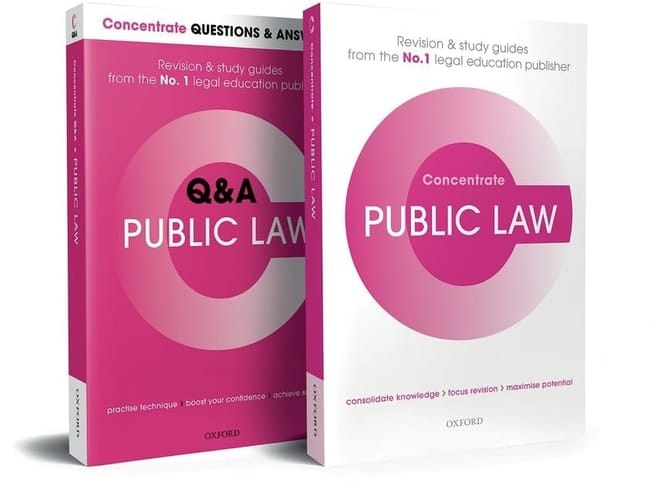 Public Law Revision Concentrate Pack: Law Revision and Study Guide (Concentrate)