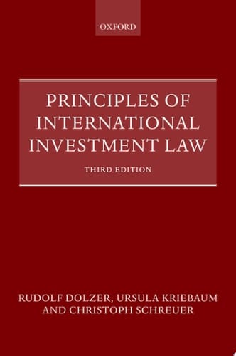 Principles of International Investment Law