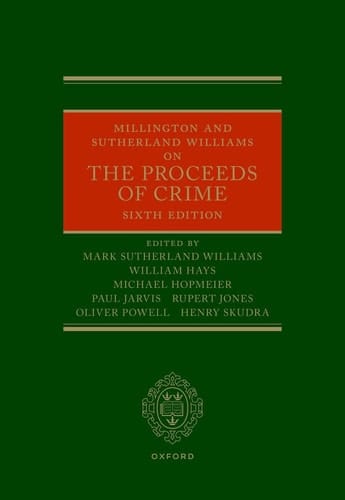 Millington and Sutherland Williams on the Proceeds of Crime
