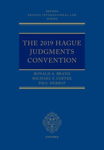 The 2019 Hague Judgments Convention