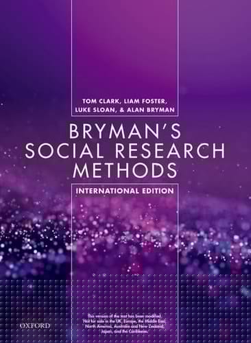 BRYMAN'S SOCIAL RESEARCH METHODS INTERNA