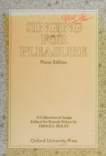 Singing for Pleasure: A Collection of Songs (Melody Edition)