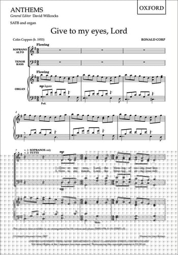 Give to my eyes, Lord