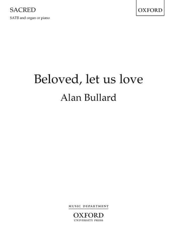 Beloved, let us love