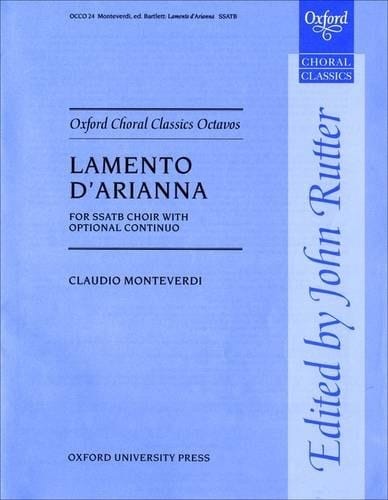 Lamento D'Arianna (Oxford Choral Classics Octavos)