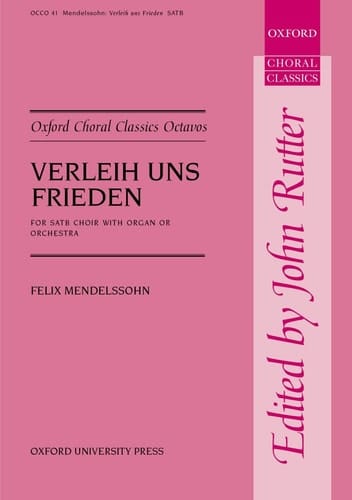 Verleih uns Frieden (Oxford Choral Classics Octavos)