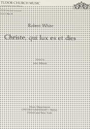 Christe, qui lux es et dies (Tudor Church Music)