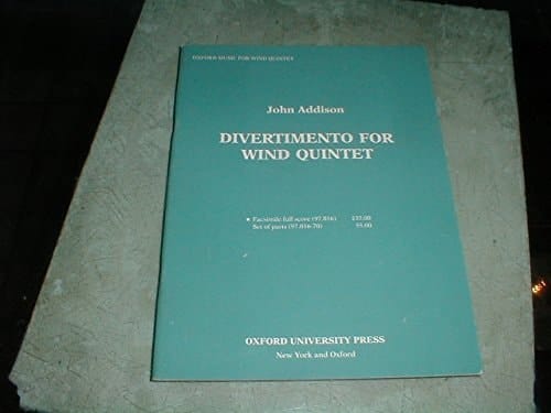 Divertimento for wind quintet: Score