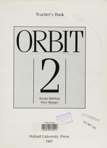 Orbit: Part 2: Teacher's Book