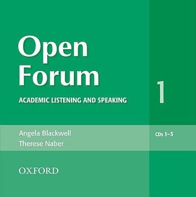Open Forum 1 Audio CDs: Academic Listening and Speaking (Open Forum Series)