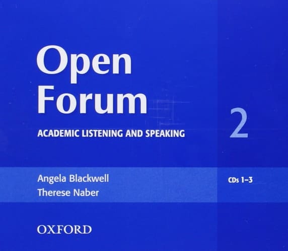 Open Forum 2 Audio CD: Academic Listening and Speaking (Open Forum Series)