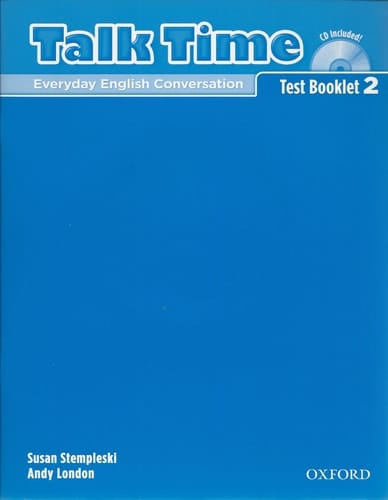 Talk Time 2 Test Booklet with Audio CD (Talk Time Series)
