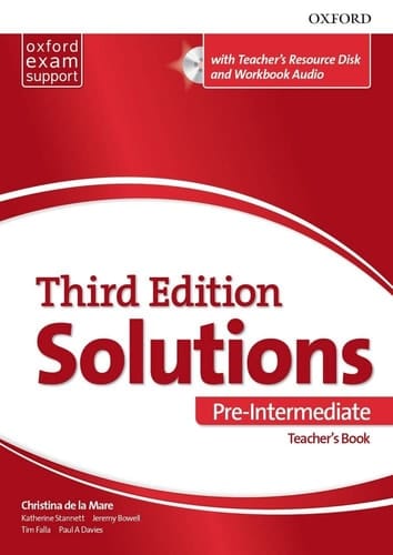 Solutions 3rd Edition Pre-Intermediate. Teacher's Book and Teacher's Resource CD-Rom