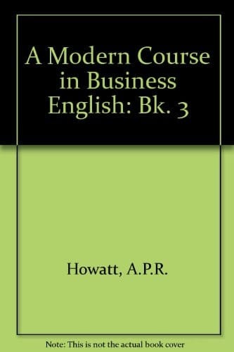 A Modern Course in Business English: Programmed Units
