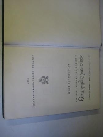 Science and English Poetry: A Historical Sketch, 1590-1950