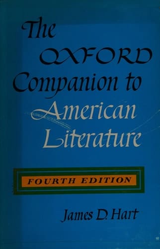Oxford Companion to American Literature 4/E