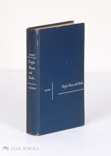 People, Places, and Books